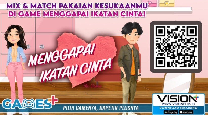 Mau Jadi Pemain Ikatan Cinta? Main Game Menggapai Ikatan Cinta di Games+ Aja!