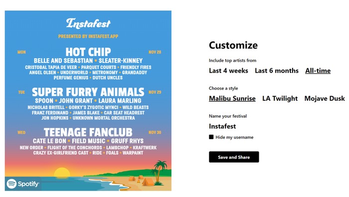 Cara Bikin Spotify Instafest, Poster Festival Ala-ala yang Ramai di Medsos