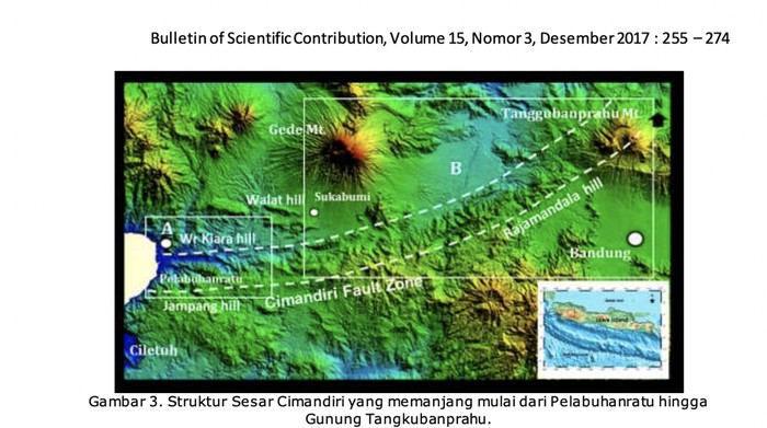 Mengenal Sesar Cimandiri Penyebab Gempa Cianjur: Bentuk & Petanya
