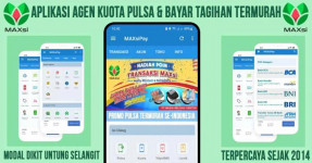 MAXsi Reload, Aplikasi Jualan Pulsa Online Terpercaya Sejak 2014