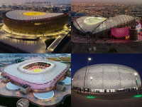 Melihat Stadion Piala Dunia 2022 Qatar dari Luar Angkasa