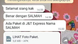 Viral Penipuan di WA Kirim Foto Paket Padahal APK, Rekening Amblas!