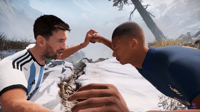 Waduh! Mbappe dan Messi Berantem di God of War