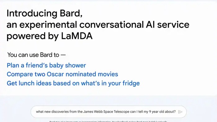 Google Luncurkan Chatbot Pesaing ChatGPT, Namanya Bard