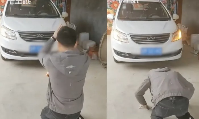 Viral, Video Perpisahan Seorang Pria dengan Mobil Kesayangannya