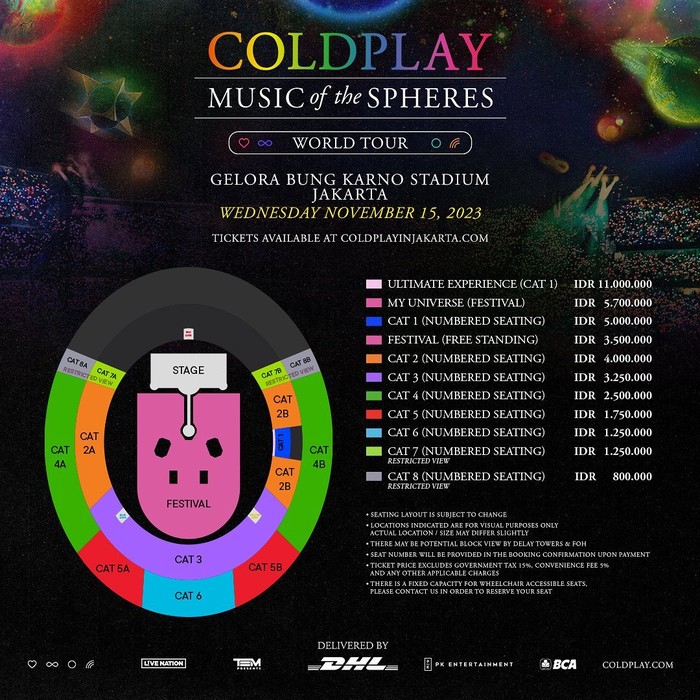 Detik-detik Jelang Penjualan Tiket Coldplay, Netizen Siap War