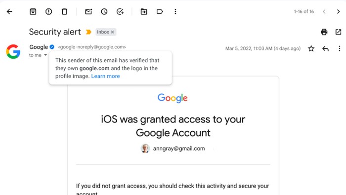 Gmail Kini Punya Centang Biru untuk Lawan Email Phishing