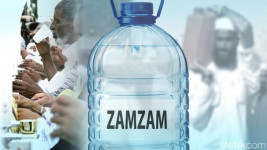 Ini yang Terjadi Kalau Air Zamzam Dioplos Air Biasa