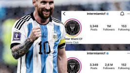 Messi Gabung, Followers IG Inter Miami Naik 1 Juta dalam Hitungan Menit