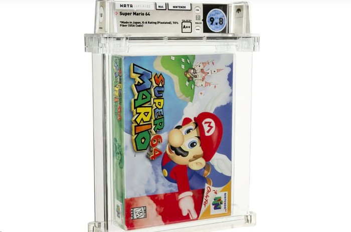 Fantastis! Kaset Langka Super Mario 64 Laku Rp 22,6 Miliar