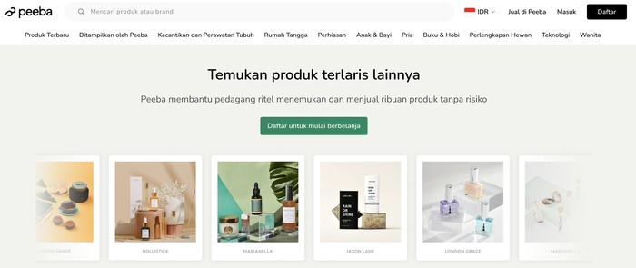 Mengenal Peeba, Pasar Grosir Online untuk UMKM