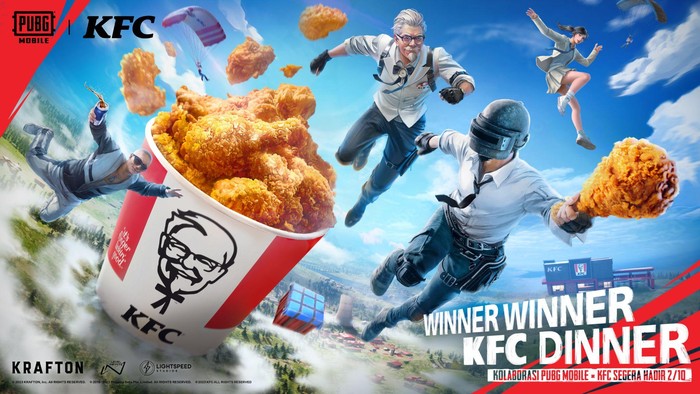 Ada KFC Virtual di PUBG Mobile dan Battlegrounds