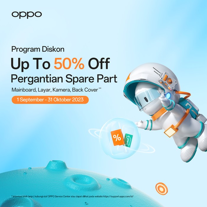 Manjakan Pelanggan, OPPO Hadirkan Layanan & Diskon di OPPO Service Center
