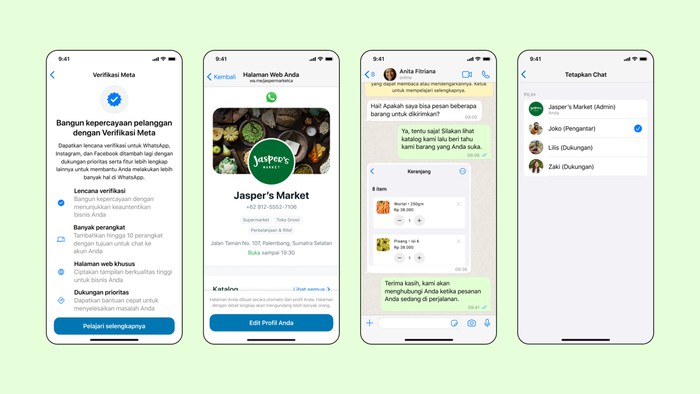 WhatsApp Uji Coba Centang Biru untuk Akun Bisnis