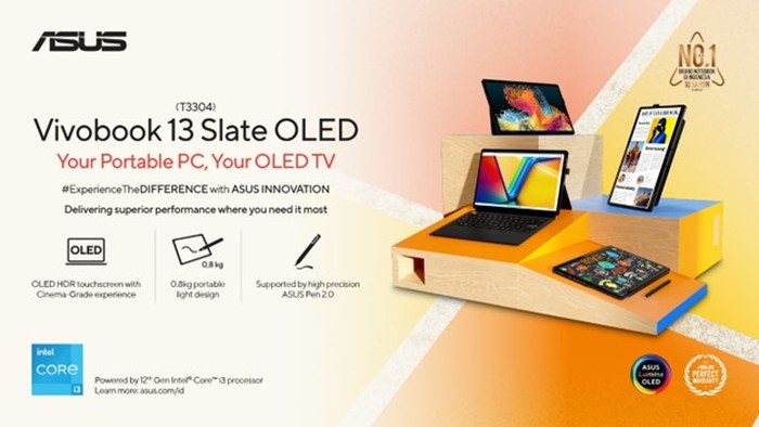Review ASUS Vivobook 13 Slate OLED: Laptop Sekaligus Bioskop Berjalan