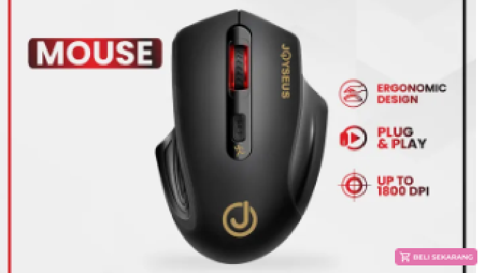 Joyseus Wireless Mouse, Harga Murah Banget