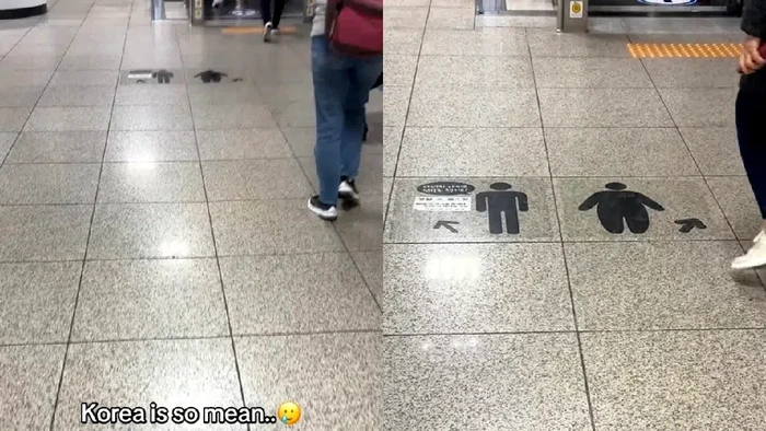 Viral Tanda Tubuh Gemuk di Stasiun Korea, 'Fatphobia' Jadi Bahasan