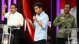 Eksposur Cak Imin, Gibran Rakabuming Raka, dan Mahfud MD di Debat Cawapres