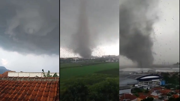 'Tornado' di Rancaekek Mengerikan Bikin Warganet Ketakutan