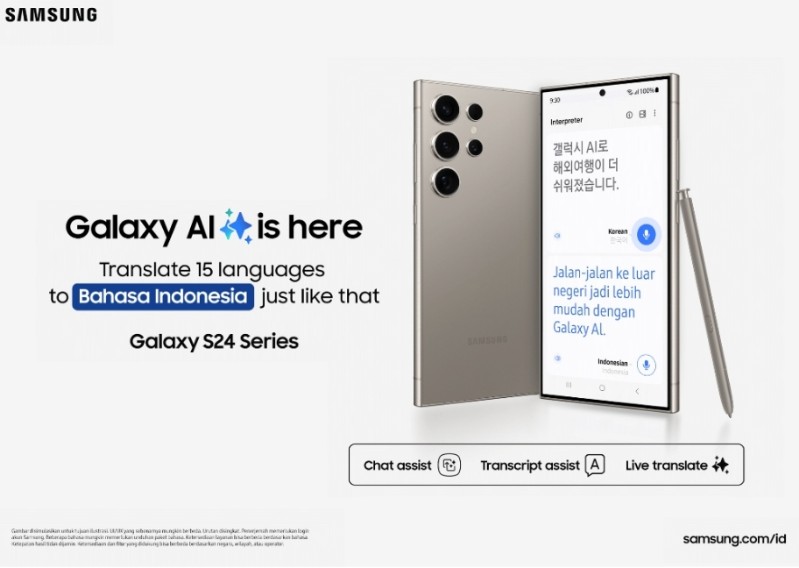 Galaxy AI Bahasa Indonesia Hadir di Galaxy S24 Series: Solusi Komunikasi Lebih Lancar