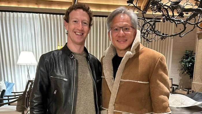 Mark Zuckerberg Ungkap Persahabatannya dengan Bos Nvidia