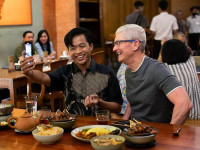 Cerita Sofyan Pratama Gemetaran Makan Sate Bareng Tim Cook