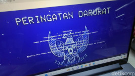 Aneka Situs Pemerintah Dijaili Jadi Peringatan Darurat Garuda Biru