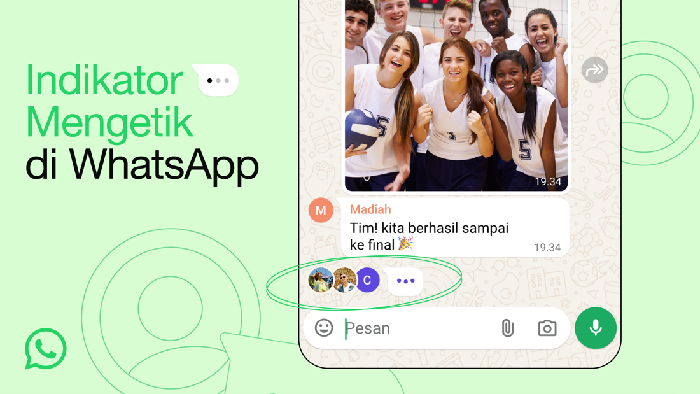 Baru! WhatsApp Rilis Tanda Mengetik Baru Gantikan 'Typing...'