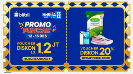 Akhir Tahun Full Senyum, Belanja Online Pakai Promo Blibli Histeria 12.12