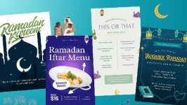 Cara Membuat Undangan Bukber dan Open House Lebaran Pakai Canva