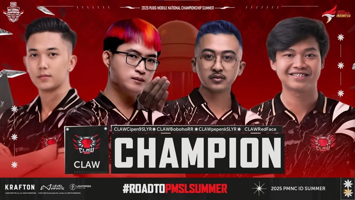 Claw Slayers Juara PMNC ID Summer 2025, Susul Bigetron ke PMSL SEA