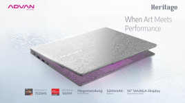 Advan Workplus Heritage, Laptop dengan Tampilan Batik