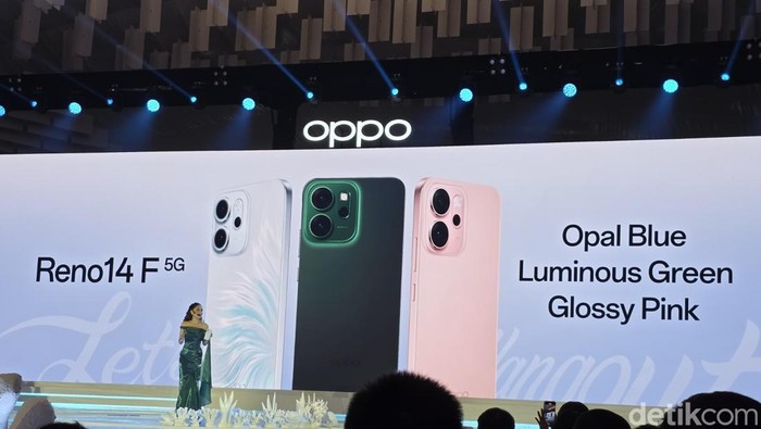 Oppo Reno 14 F Meluncur di Indonesia: Intip Spesifikasi & Harga Resminya