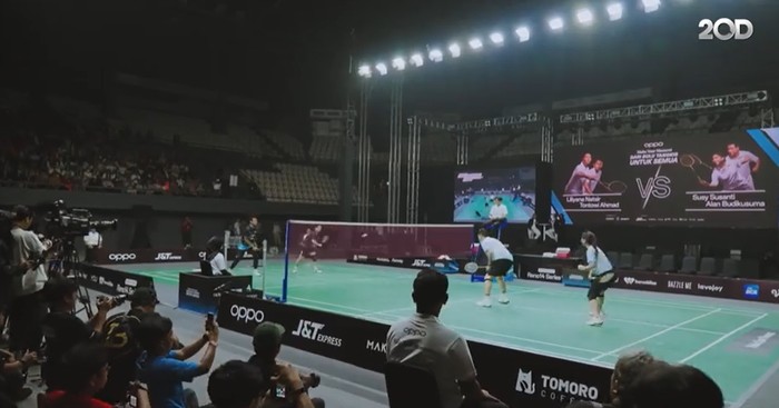 OPPO Reno14 Series Abadikan Momen Fun Match Legenda Bulutangkis RI