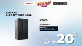 Hemat Banyak Beli Kulkas 436L di Transmart Full Day Sale!