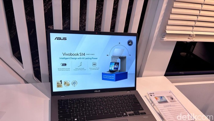 ASUS Vivobook S14, Laptop Tipis & Cerdas untuk Kerja-Teman Perjalanan