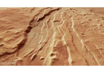 Area Tanah Mars yang Retak Ungkap Masa Lalu Si Planet Merah