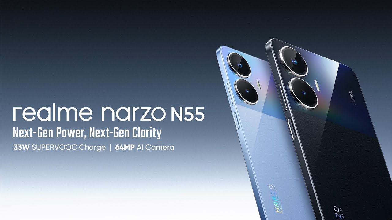 realme narzo N55, HP Fast Charging 33W Murah